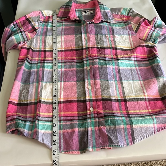 Rockies Long Sleeve Western Style Button Down Plaid Shirt Size M - Picture 10 of 16